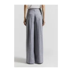 Pantaloni ampi in lino