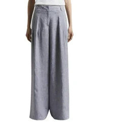 Pantaloni ampi in lino
