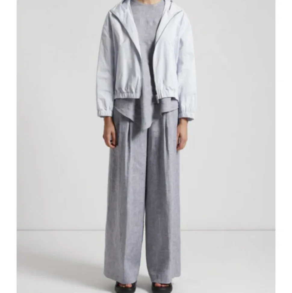 Pantaloni ampi in lino