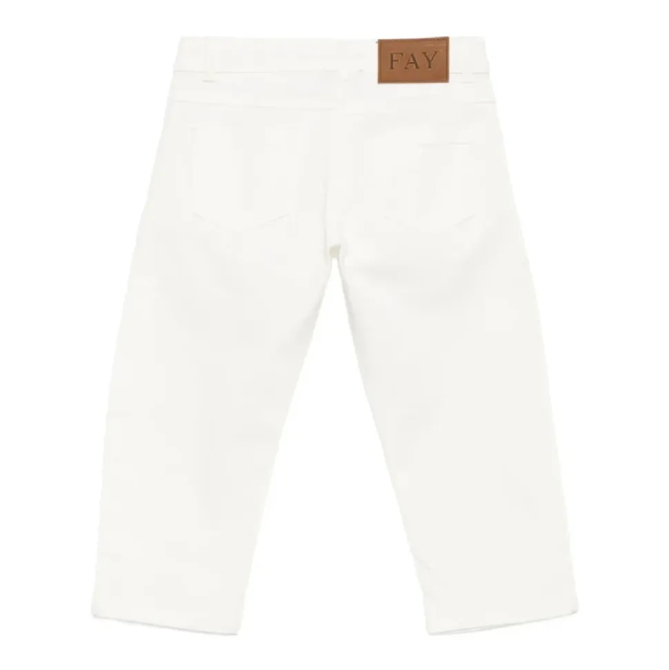 Pantaloni Avorio per Ragazzi AW25