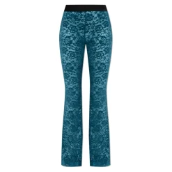 Pantaloni a Zampa in Pizzo