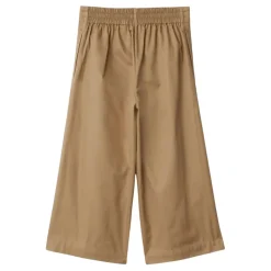 Pantaloni Beige con Logo per Bambini in Cotone