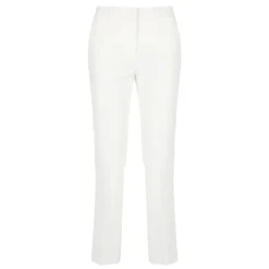 Pantaloni Bianchi in Viscosa
