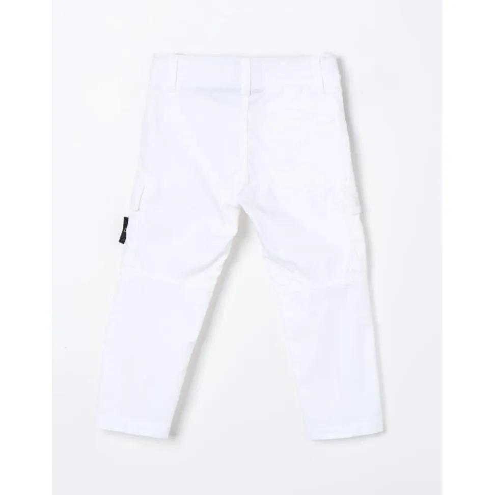 Pantaloni cargo beige alla moda per bambini