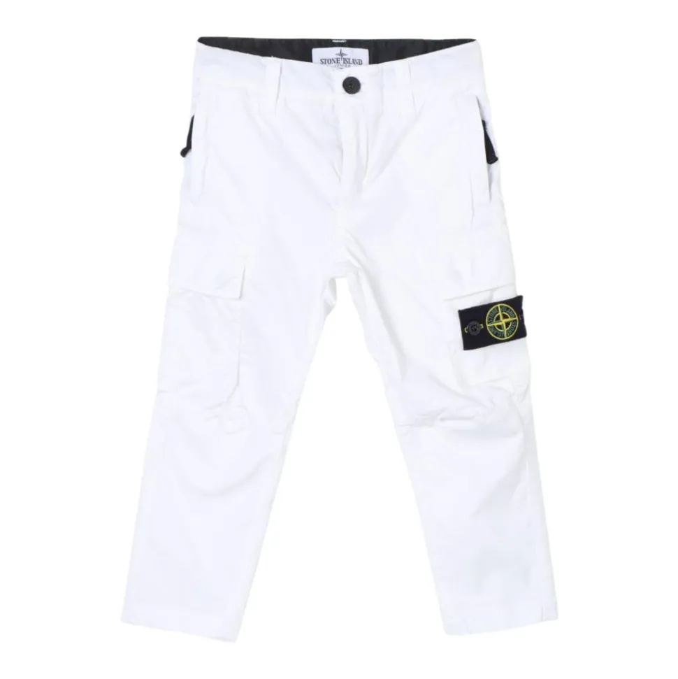 Pantaloni cargo beige alla moda per bambini