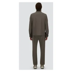 Pantaloni con pinces frontali