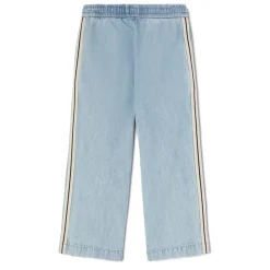 Pantaloni da tuta in chambray