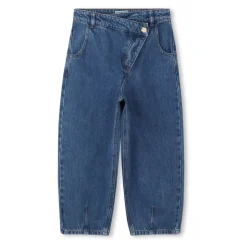 Pantaloni Denim Asimmetrici