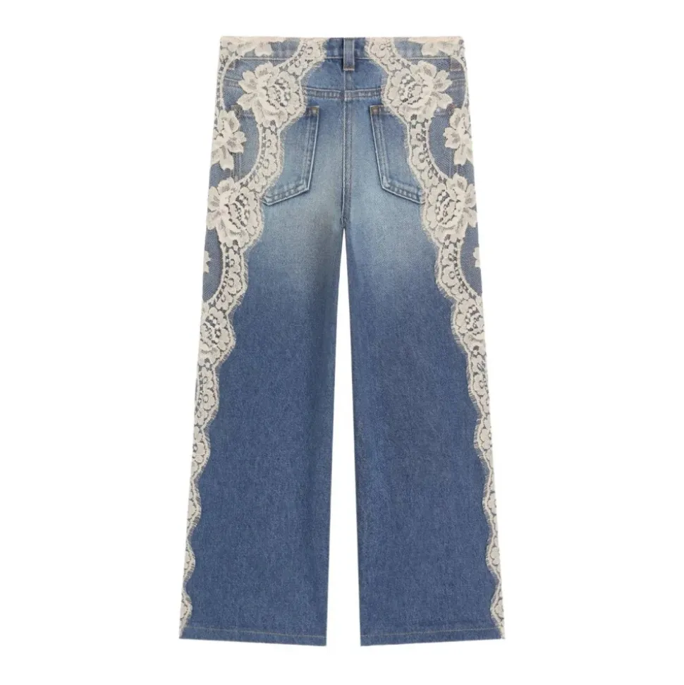Pantaloni denim a 5 tasche