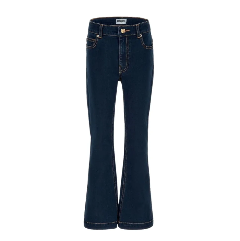 Pantaloni Elasticizzati in Denim