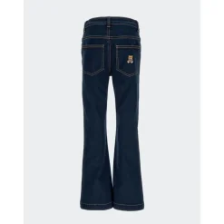 Pantaloni Elasticizzati in Denim