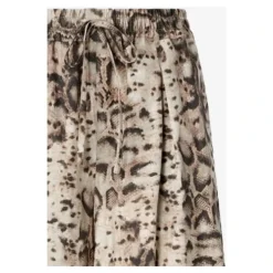 Pantaloni in Cotone con Stampa Animalier