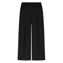 Pantaloni in lana a gamba larga
