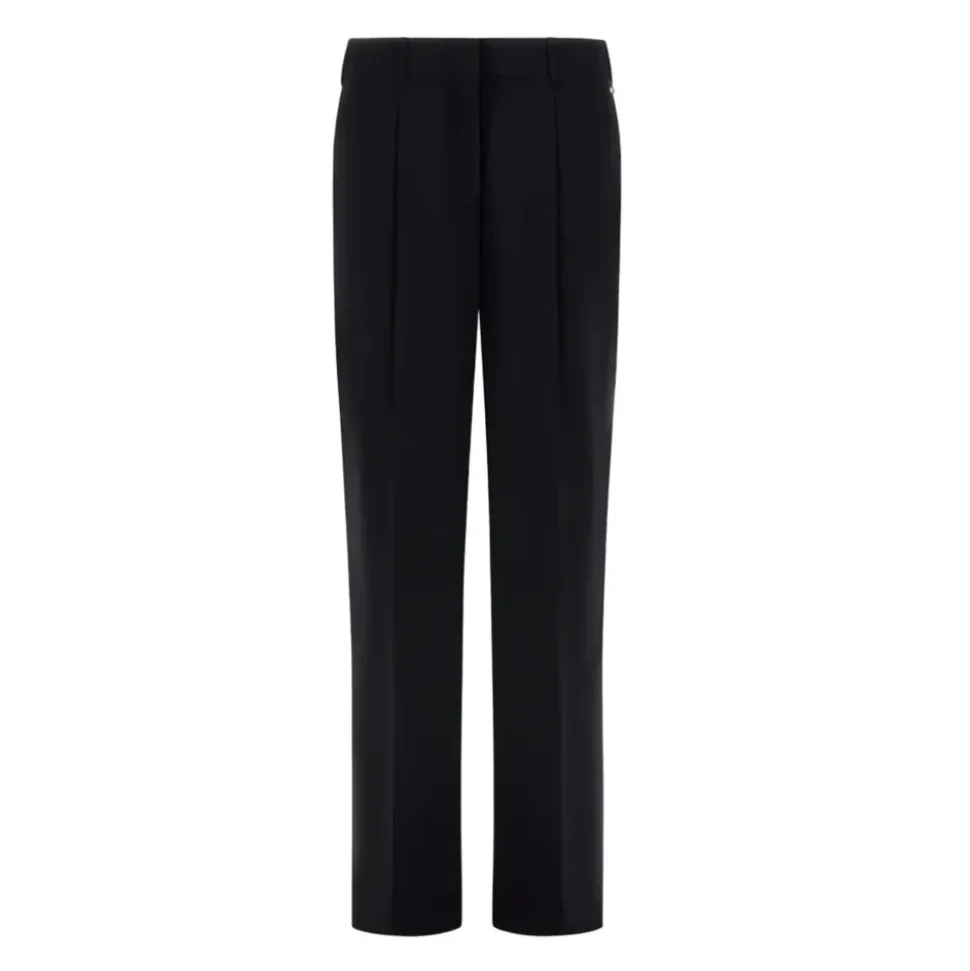Pantaloni in Lana Leggera Stretch