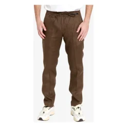 Pantaloni in Lino con Coulisse