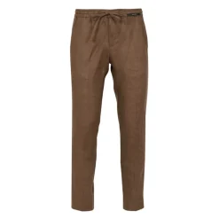 Pantaloni in Lino con Coulisse