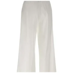 Pantaloni in Popeline di Cotone Smart