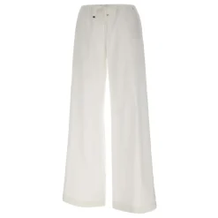 Pantaloni in Popeline di Cotone Smart