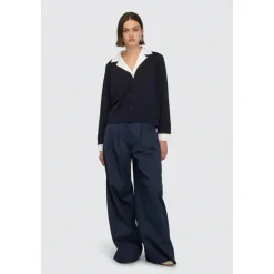 Pantaloni in Popeline di Cotone