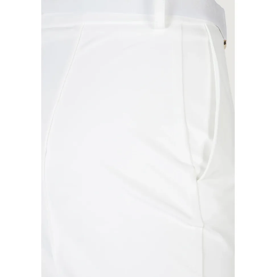 Pantaloni in Tessuto Tecnico Bi-Elastico con Cintura