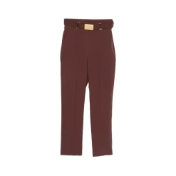 Pantaloni in Tessuto Tecnico Bi-Elastico con Cintura