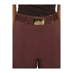 Pantaloni in Tessuto Tecnico Bi-Elastico con Cintura