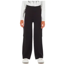 Pantaloni Lunghi in Maglia a Gamba Larga
