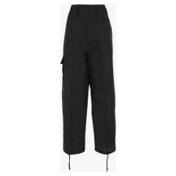 Pantaloni oversize in misto lino