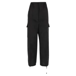 Pantaloni oversize in misto lino