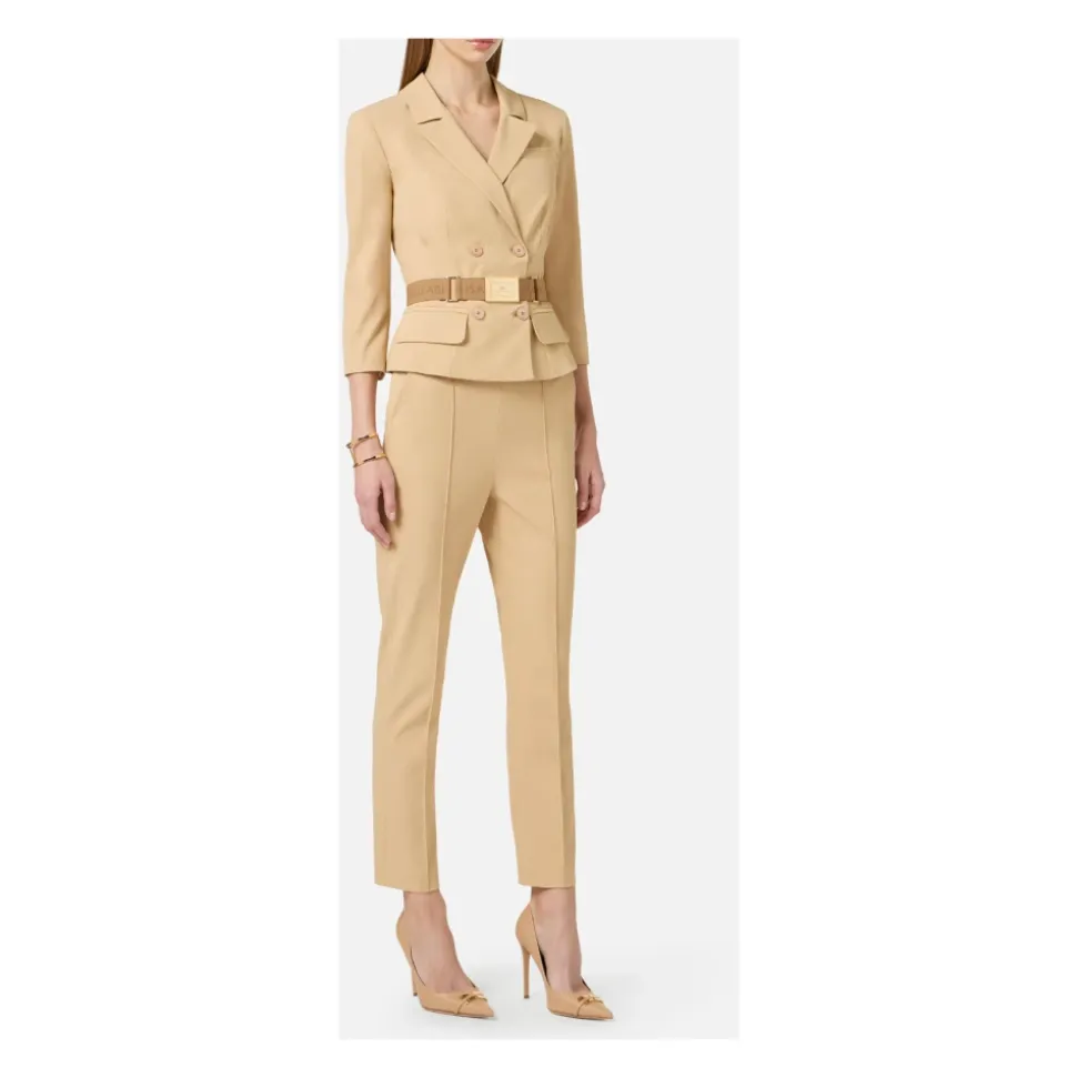 Pantaloni Tecnici Bi-stretch con Cintura