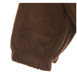 Pantaloni tuta in pile con vita alta