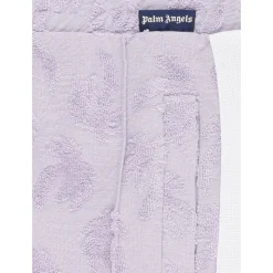 Pantaloni Viola in Cotone per Bambini con Elastico in Vita