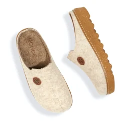 Pantofole Grigie Calde Foderate Donna