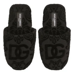 Pantofole in cotone jacquard