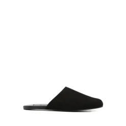 Pantofole in Pelle Scamosciata