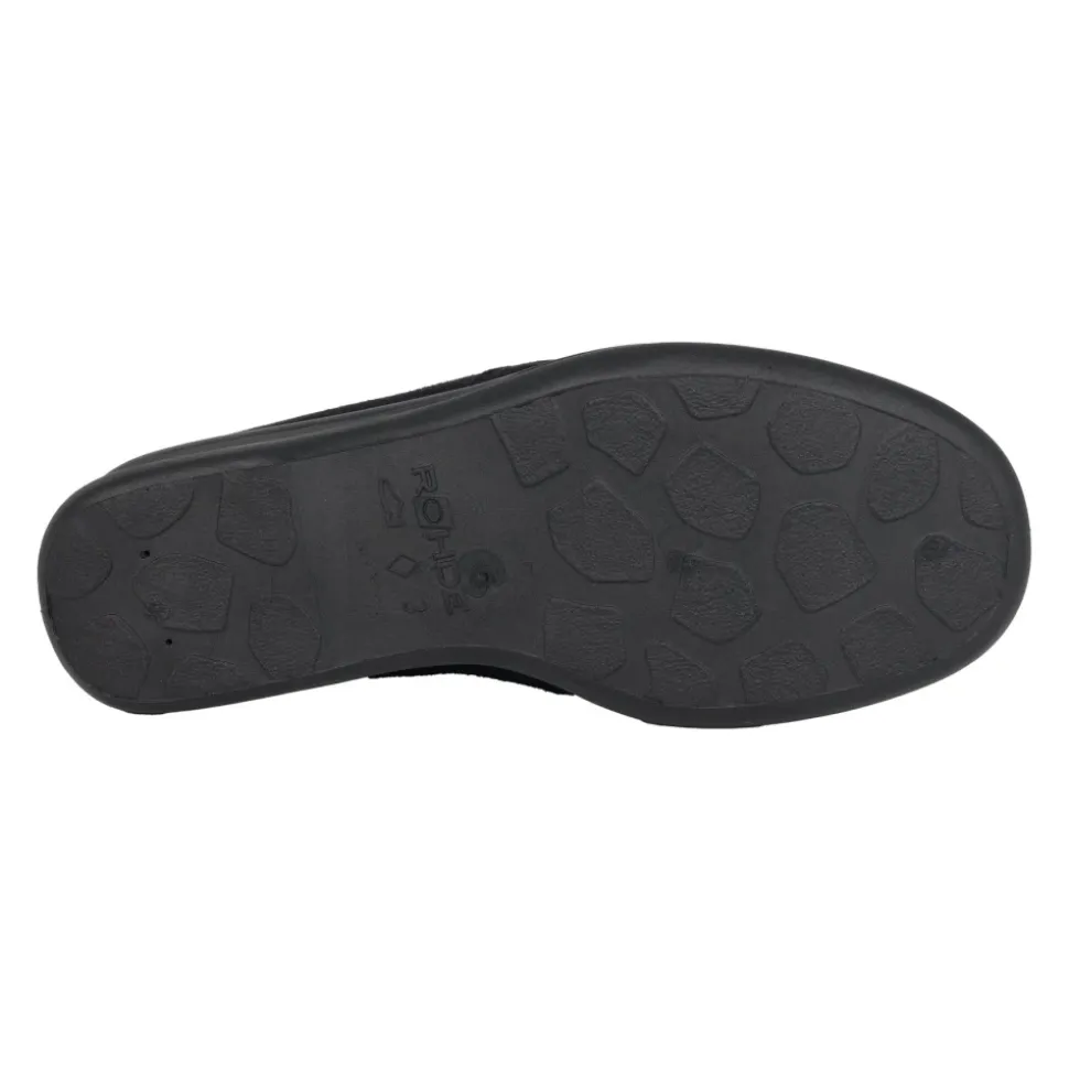 Pantofole nere da donna per casa, accoglienti e alla moda