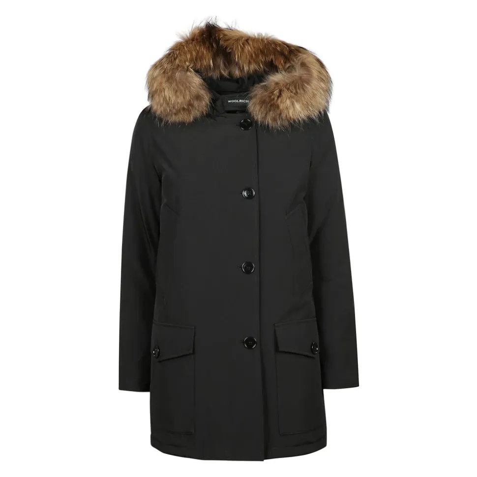 Parka con pelliccia staccabile per clima artico