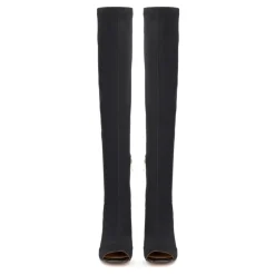 Peep toe moschettieri in tessuto