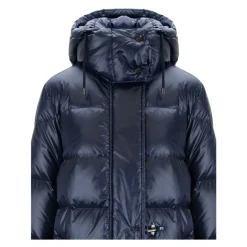 Piumino donna con zip e bottone automatico