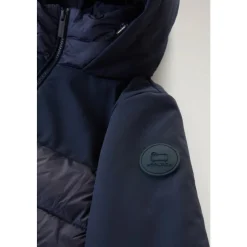 Piumino Softshell in Raso con Piuma d`Anatra