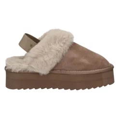 Platform Fur Slipper