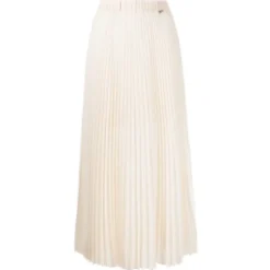 Pleated Midi Skirt
