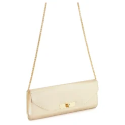 Pochette ovale in colore oro