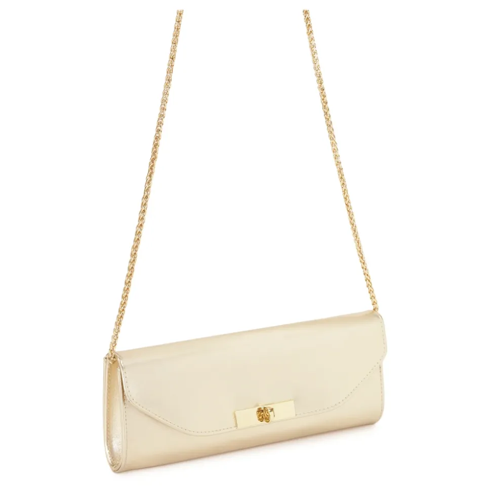 Pochette ovale in colore oro