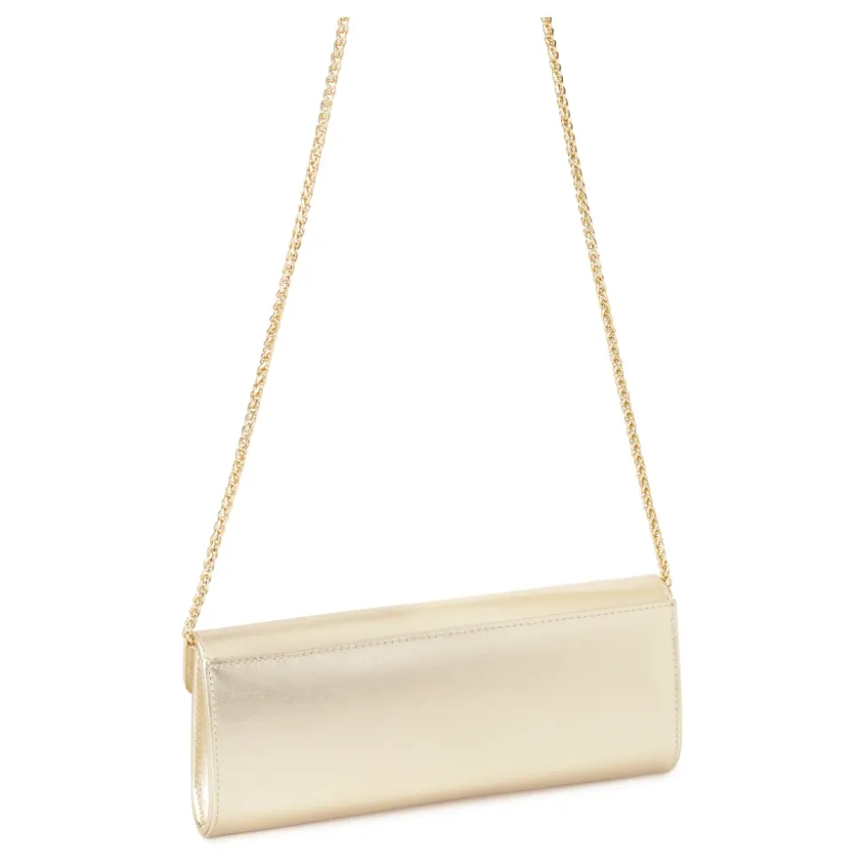 Pochette ovale in colore oro