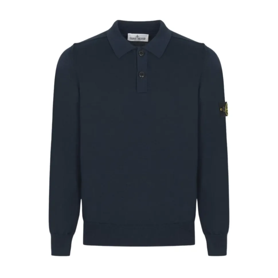 Polo a maniche lunghe in cotone morbido