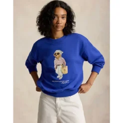 Polo Bear Lightweight Fleece Crewneck