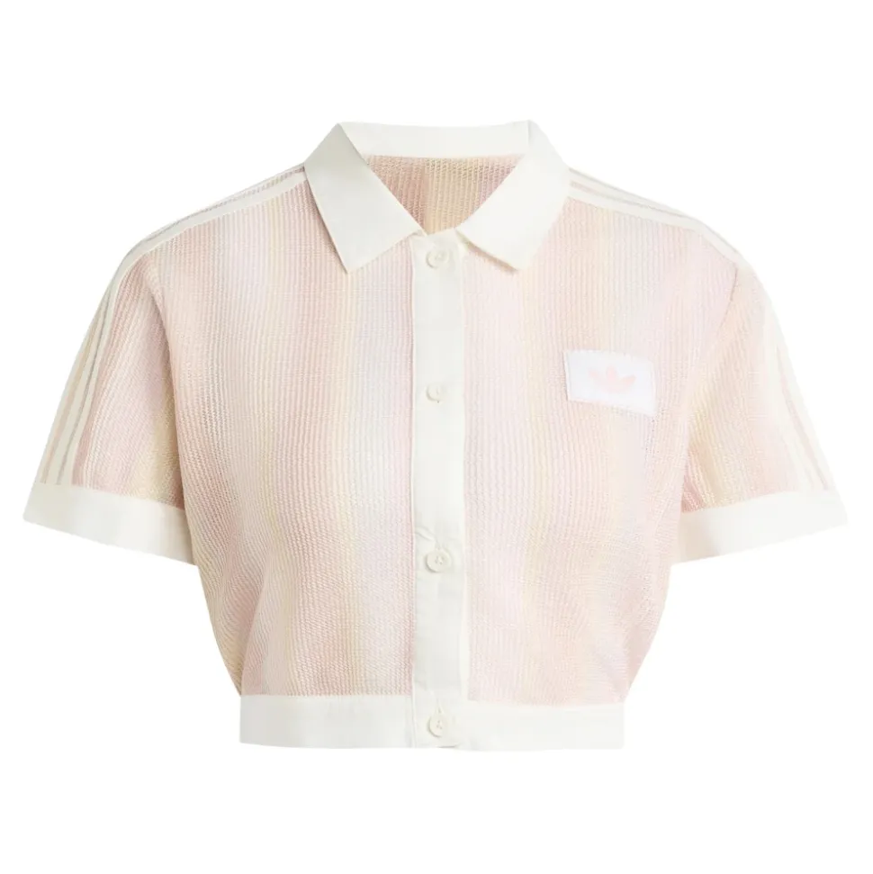 Polo Corta a Righe Summer Glow