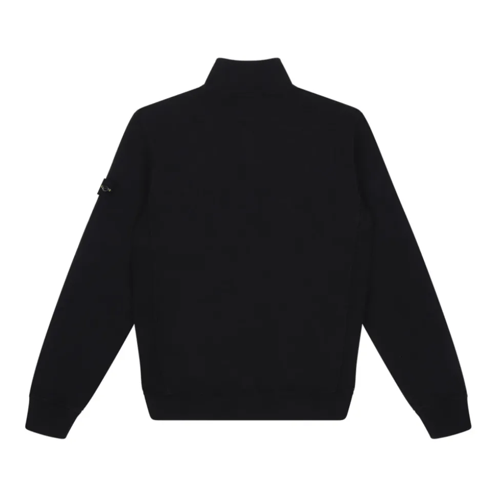 Polo e Felpa Nere con Half-Zip
