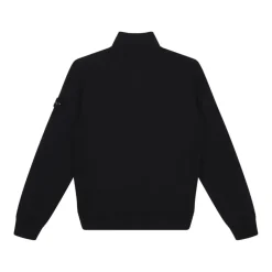 Polo & Felpa Nere con Half-Zip